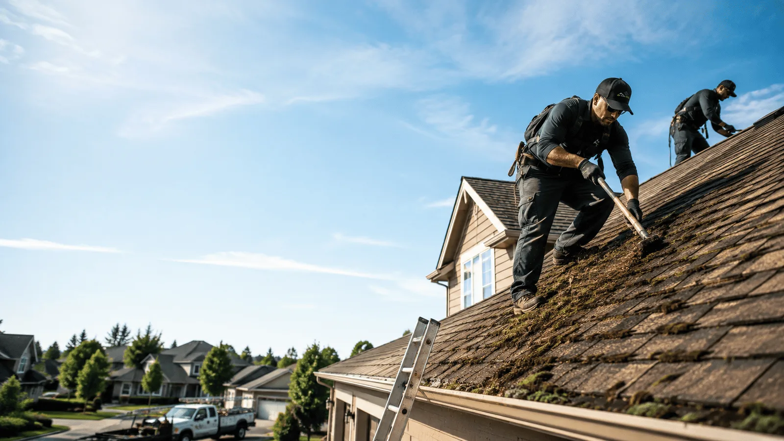 Roof Moss Removal in Cross Plains, WI near me